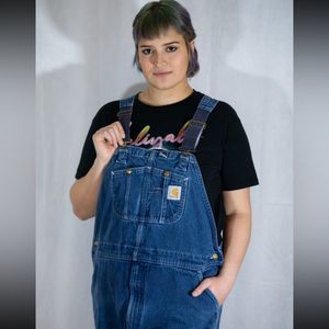 Vintage Carhart denim overalls